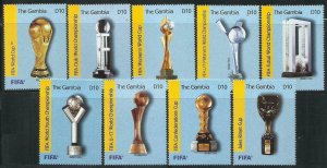 2004 Gambia 5130-5138 100 years Futbool of Organization FIFA 7,00 €