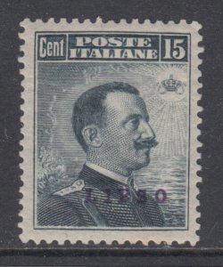 Italy Egeo - Lipso - Sassone n. 4 MH* cv 240$ EXTREME CENTERED