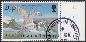 British Antarctic Territory 1998 used Sc #267 20p Antarctic tern Birds