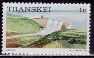 Transkei - South Africa, 1976, Lubisi Dam, 1c, MNH**