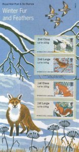 2015 Royal Mail Winter Fur post & Go P&G 21 UNMOUNTED MINT