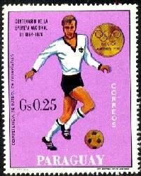 Olympic Soccer Champ., Belgium, 1920, Paraguay SC#1181 MNH