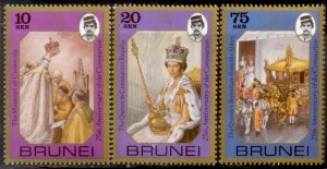 Brunei 1978 SC# 229-31 MNH-OG E35