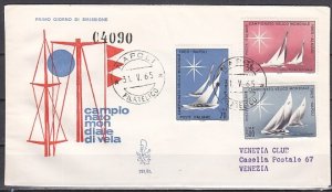 Italy, Scott cat. 910-912. World Yachting Championship. First day cover. ^