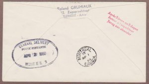 Belgium FFC - Brussels / Montreal Canada - 4/1/60 - I Combine S/H