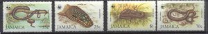 Jamaica Mi.591-94 MNH WWF-84