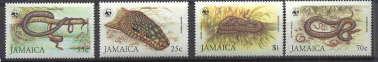 Jamaica Mi.591-94 MNH WWF-84