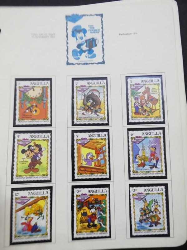 EDW1949SELL : ANGUILLA Beautiful collection of VF MNH Disney sets, S/s & Shtlts