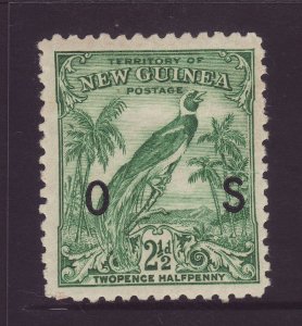 1934 New Guinea 2½d Official Mounted Mint SGO45 
