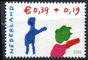 Netherlands Sc#B737b MNH, 39c+19c multi, Children Stamps 2002 (2002)