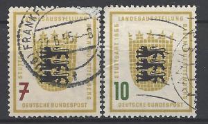 Germany Bund Scott # 729 - 730, used