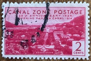 Canal Zone #121 Used Single Balboa After SCV $.35 L23
