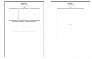 PRINTED PARAGUAY AIRMAIL 1929-1990 STAMP ALBUM PAGES (201 pages)
