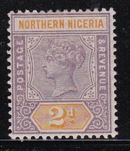 Album Treasures Northern Nigeria Scott # 3  2p  Victoria  Mint Hinged