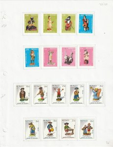 Monaco Collection C - 4 Scans - All the stamps are in the scans.