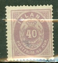 KM: Iceland 18 unused no gum CV $65