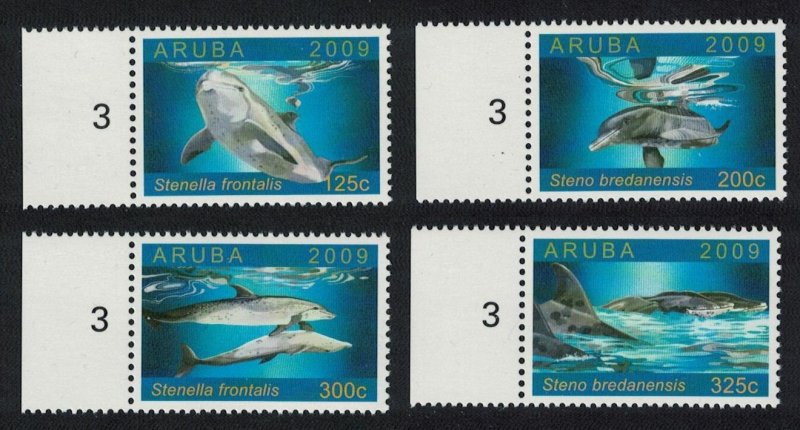 Aruba Dolphins 4v 2009 MNH SG#448-451