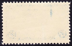 Scott C20, XF-Superb Unused NH, 25c Blue Clipper Airmail, Vertical GS Line, Crs