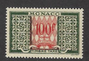 Monaco Scott SC J38A MNH VF SCV$12.00...Enjoy a Bargain!