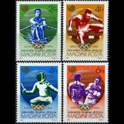 HUNGARY 1988 - Scott# 3123-6 Olympics Set of 4 NH