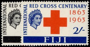 FIJI QEII SG333-334, 1963 red cross set, NH MINT.