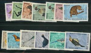 El Salvador 738-742, C200-214 Mint VF NH