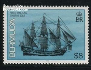 Bermuda 1992, 8$, Stamp out of set, MNH