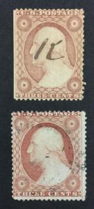 US #26 USED $ LOT #5332