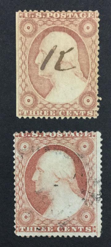 US #26 USED $ LOT #5332