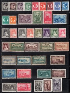 Romania 1928-1937 Selection of 63 Mint Stamps Many Better Some NH CV$235+