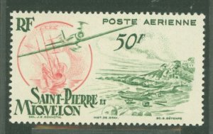 St. Pierre & Miquelon #C15 Unused Single