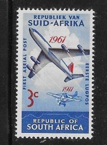 South Africa 1961 50th anniversary of 1st airmail airplane Sc 280 MNH A1111