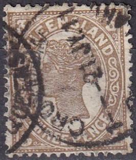 Queensland #134 F-VF  Used CV $3.00  (A19139)