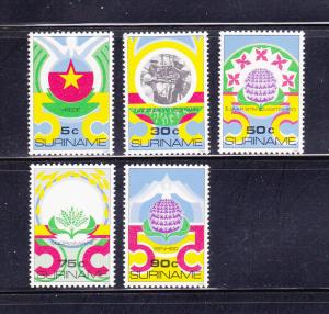 Surinam 703-707 Set MNH Independence