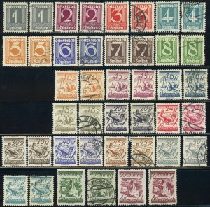 Austria #303-324 Postage Stamp Collection Europe 1925-1932 Used Mint LH