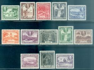 British Guiana #210-222  Mint  Scott $164.85