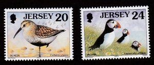 Jersey # 781a, 782a Birds, Inscribed 1998, Mint NH, 1/2 Cat