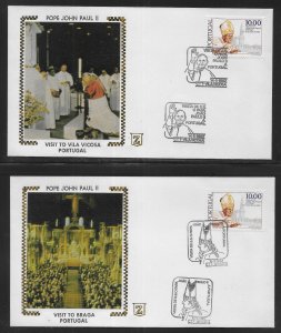 Pope John Paul II 1982 Visit to Portugal 11 covers