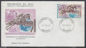 Mali Scott C219 FDC - World's Horsewomens Championships