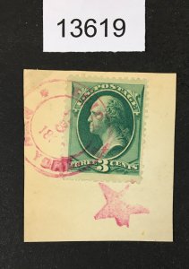 MOMEN: US STAMPS # 184 USED LOT #13619