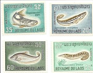 Laos 148-151 MNH