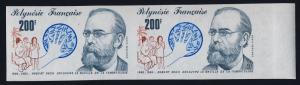 French Polynesia C191 imperf pair MNH Robert Koch, TB Bacillus Centenary