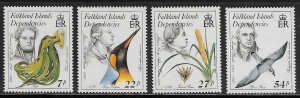 Falkland Islands Dependencies Scott #'s 1L97 - 1L100 MNH