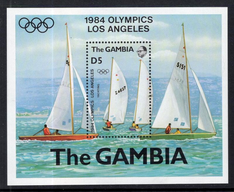 Gambia 514 Summer Olympics Souvenir Sheet MNH VF