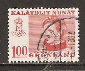 Greenland   #91  used  (1977)  c.v. $0.25