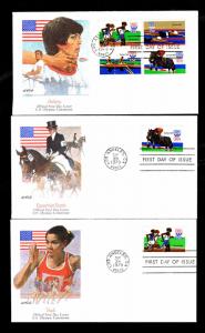 1979 U.S. #1791-94a Olympic First Day Covers - Lot of 5 Covers  (ESP#4803)