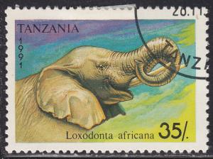 Tanzania 796 African Elephant 1991