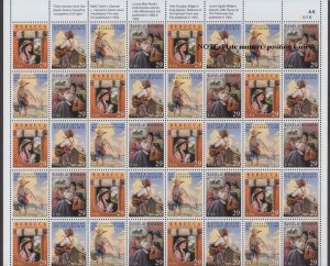 1993 Youth Classic Books Sc 2788a MNH full sheet of 40 (Sc 2785-2788)