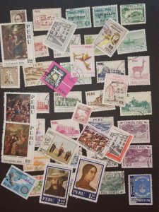 PERU Used Vintage Stamp Lot zz163