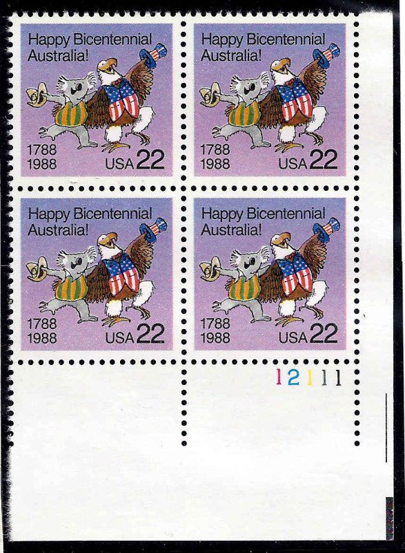 2370 Mint,OG,NH... Plate Block of 4... SCV $2.10